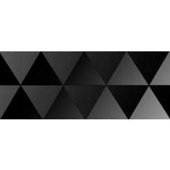 Black and white decor triangle black  Декор